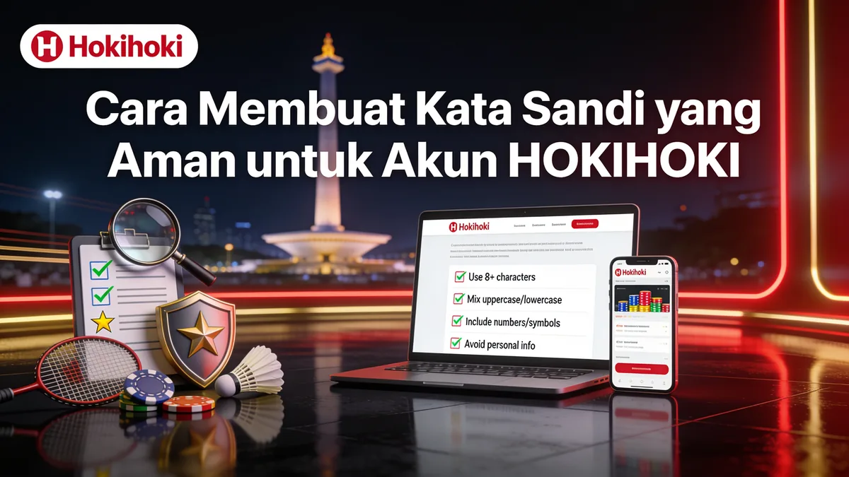 Cara Membuat Kata Sandi yang Aman untuk Akun HOKIHOKI — hokihoki di Indonesia